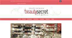 Desktop Screenshot of beautysecret.lu