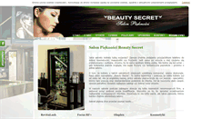 Desktop Screenshot of beautysecret.pl